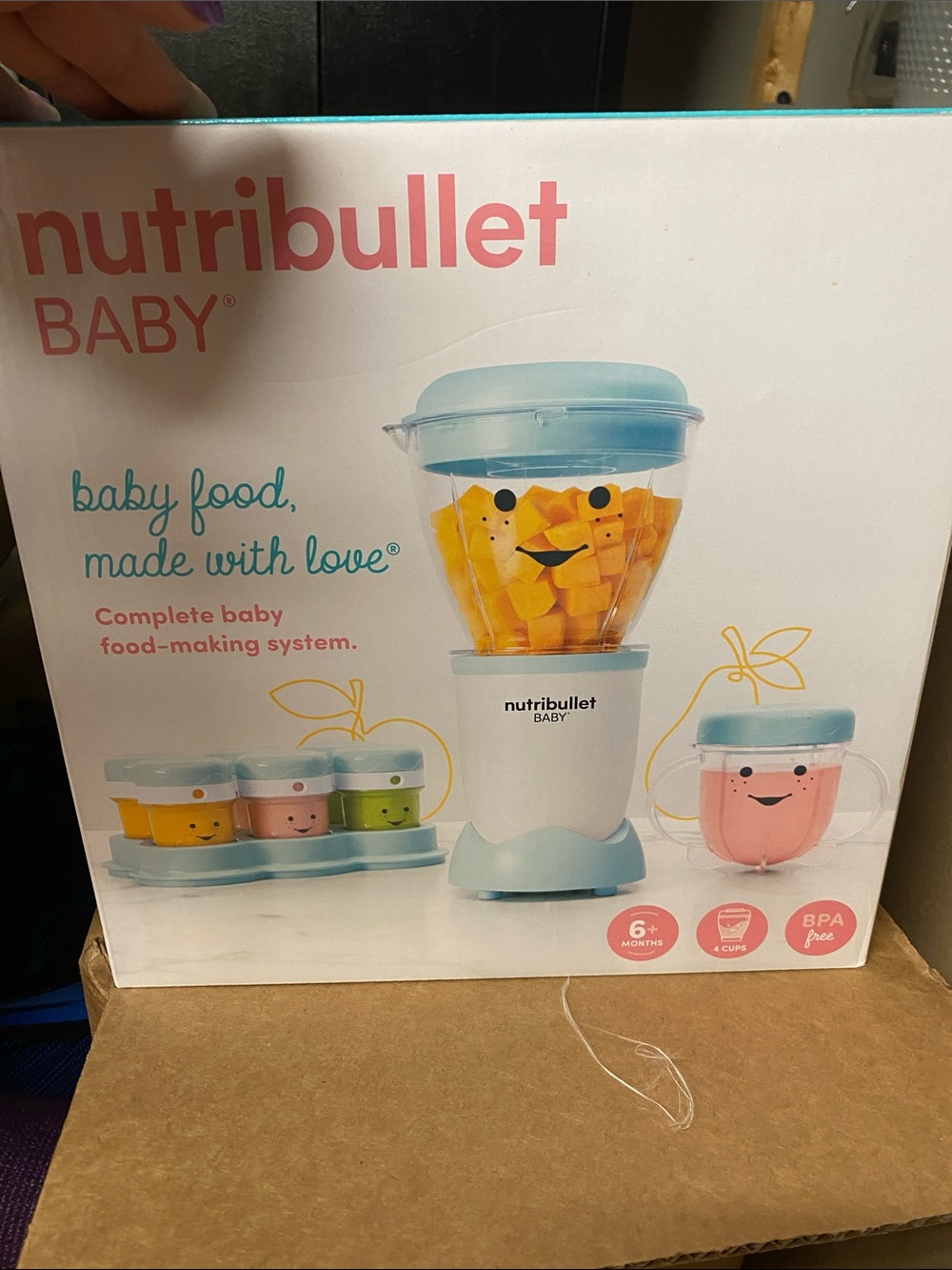 nutribullet BABY Complete Feeding Starter Set in Light Blue